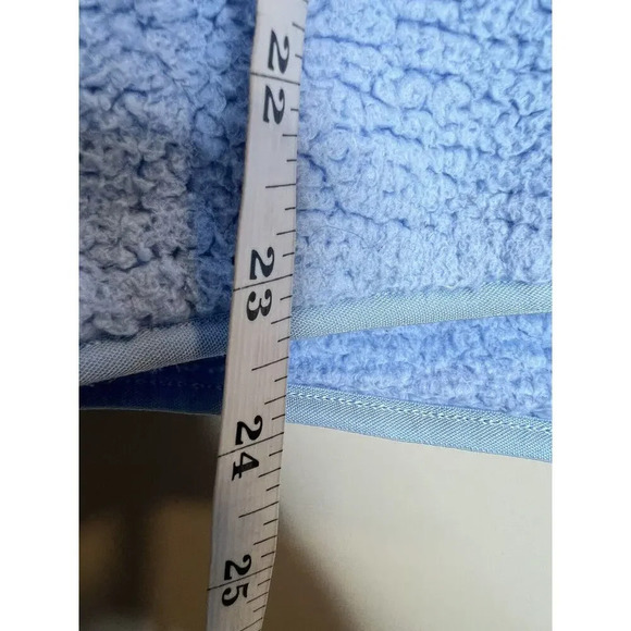 Athleta Girl So Snug Sherpa Hoodie Fleece Pullover Sweatshirt Blue Size XXL (16) - Picture 4 of 5